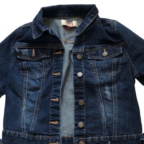 Lei Distressed Denim Jacket size Medium - Picture 2 of 7